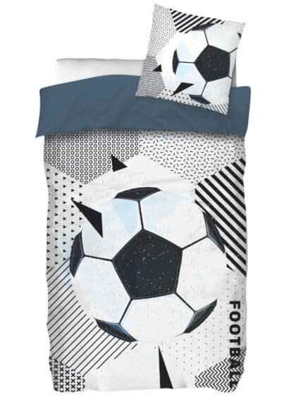 Fotball Sengesett i bomull - 140 x 200 cm