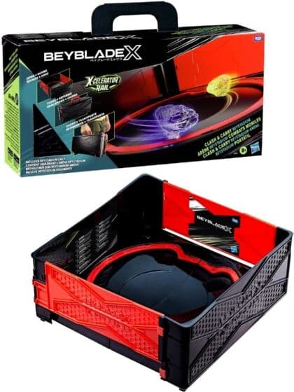 Beyblade X Beystadium bærbar arena med håndtak
