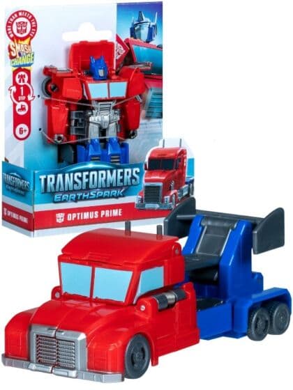 Transformers Earthspark Smash Optimus Prime figur - 10 cm