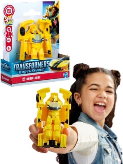 Transformers Earthspark Smash Bumblebee figur - 10 cm