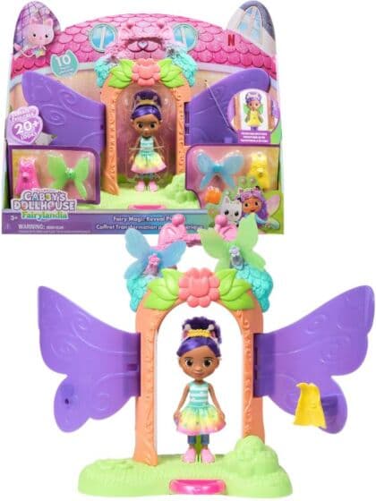 Gabbys Dukkehus Fairylandia - lekesett med portal, figur og tilbehør