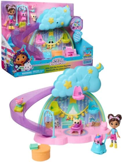 Gabbys Dukkehus Kitty Care lekesett med figur - 15 deler