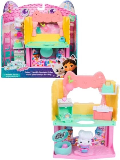 Gabbys Dukkehus Movie Portal room - lekesett med kjøkken og Cakey
