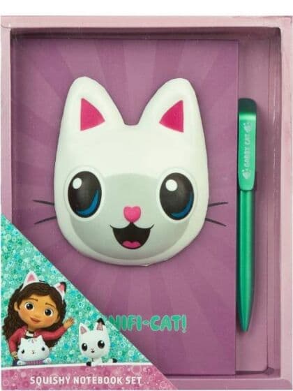 Gabbys Dukkehus Squishy Notatbok med kulepenn