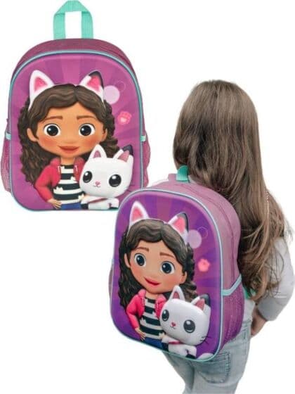 Gabbys Dukkehus ryggsekk med ett rom og justerbare stropper