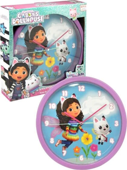 Gabbys Dukkehus veggklokke - 25 cm