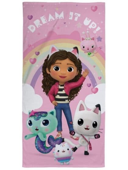 Gabbys Dukkehus Håndkle "Dream It Up" - 70 x 140 cm