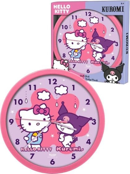 Hello Kitty veggklokke - 25 cm