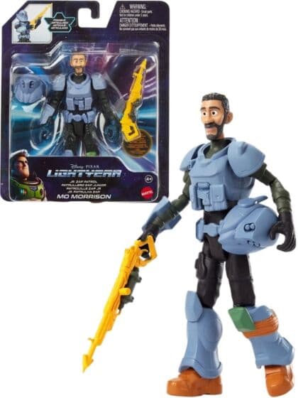 Disney Pixar Lightyear figur - Jr. Zap Patrol Mo Morrison poserbar actionfigur - 13 cm