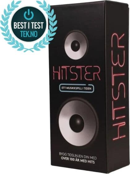 Hitster musikk-kortspillet - gjett på over 100 år med musikk-hits