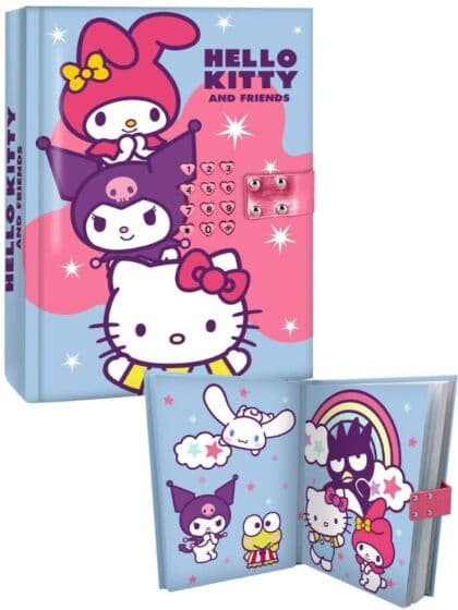 Hello Kitty and Friends digital dagbok med lyd og lås