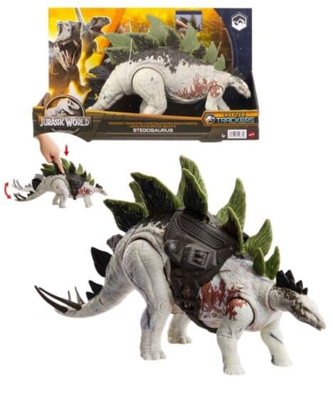 Jurassic World Dominion Stegosaurus - interaktiv dinosaur - 35 cm lang