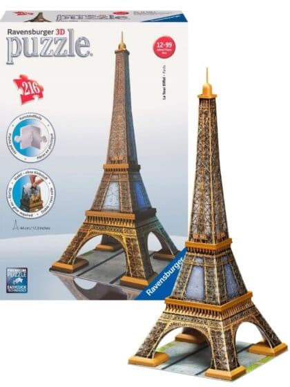 Ravensburger 3D Puslespill 216 brikker - Eiffeltårnet