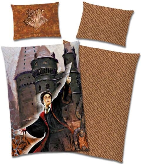 Harry Potter sengesett i 100% bomull - 140x200 cm