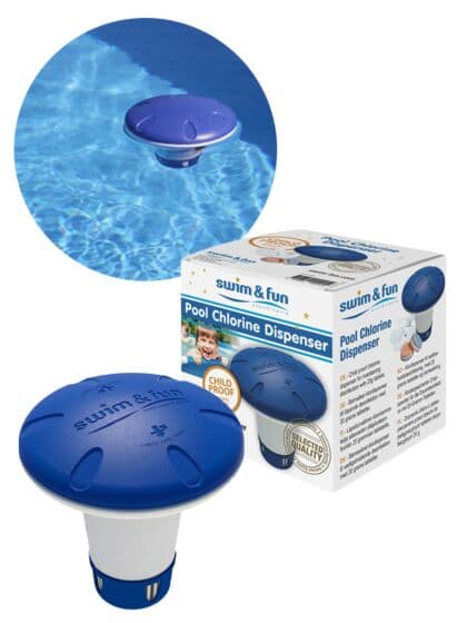 Swim & Fun klordispenser med barnesikring