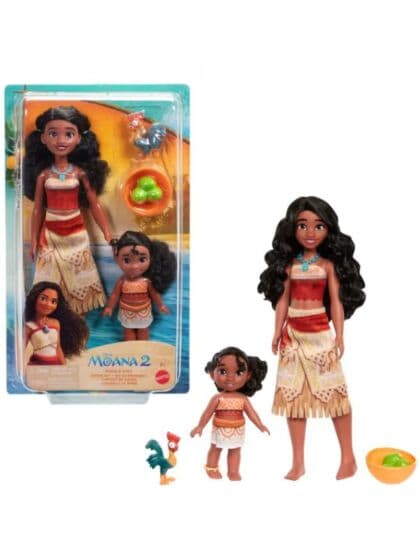 Disney Vaiana 2 – Vaiana & Simea søstersett med 2 dukker