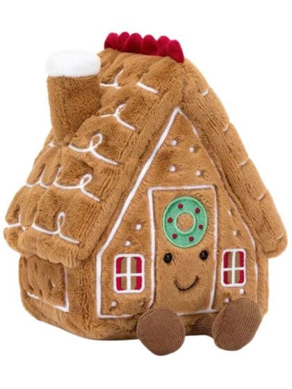 Jellycat Amuseables Pepperkakehus - bamse 22 cm