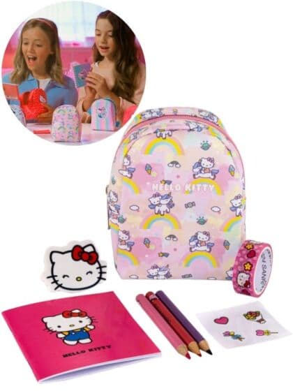 Hello Kitty mini ryggsekk med overraskelser – enhjorning