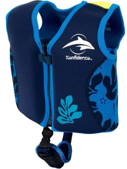 Konfidence svømmevest med stropp - 1,5-3 år blå