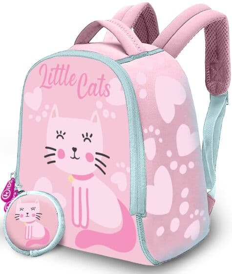 Little Cats barnehagesekk i rosa - 25 cm