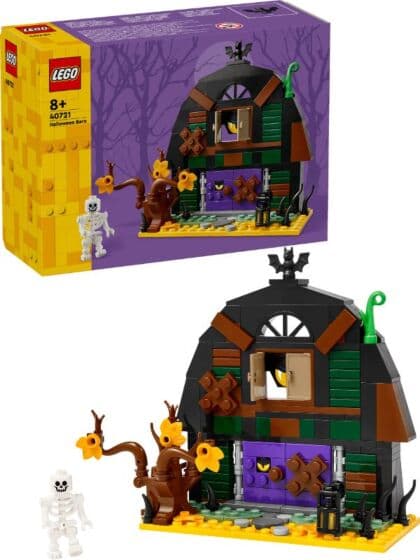 LEGO 40721 Halloween-dekorert låve