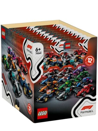 LEGO Minifigurer 71049 F1-racerbiler for samlere komplett boks med 36 biler