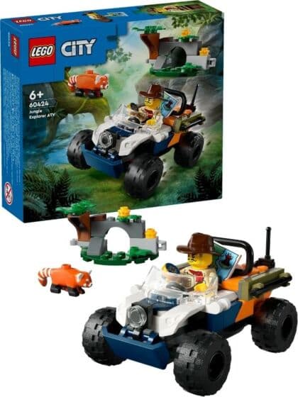 LEGO City 60424 Jungelutforsker med ATV og rød panda