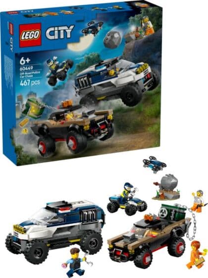 LEGO City 60449 Biljakt med politiets terrengbil