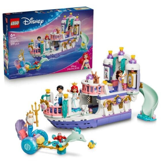 LEGO Disney Princess 43299 Prinsesse Ariels bryllupsbåt