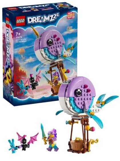 LEGO DREAMZzz 71472 2-i-1 Izzies narhval med luftballong