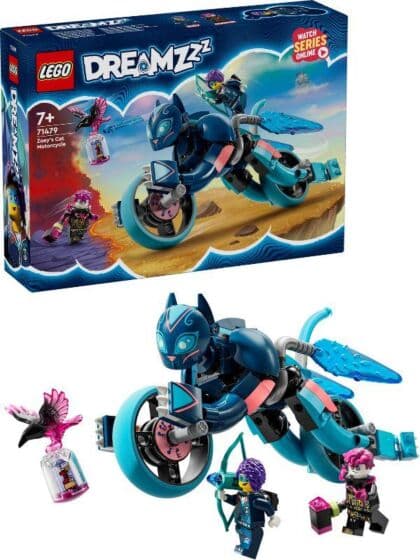 LEGO DREAMZzz 71479 2-i-1 Zoeys kattemotorsykkel