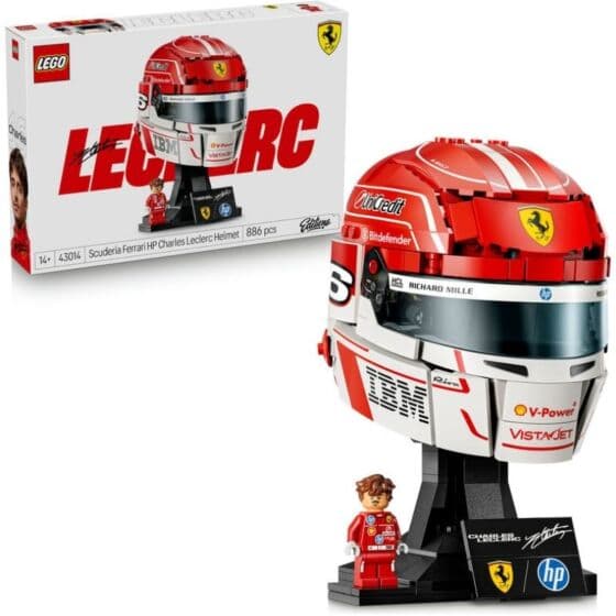 LEGO Editions 43014 Scuderia Ferrari HP Charles Leclerc hjelm