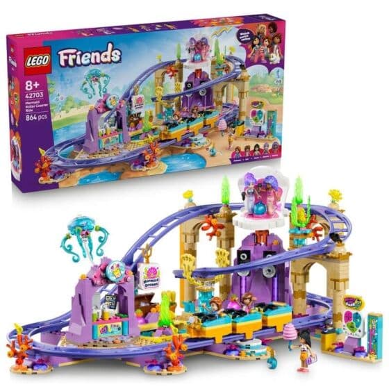 LEGO Friends 42703 Berg-og-dal-bane med havfruetema