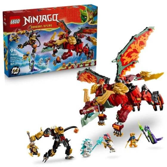LEGO NINJAGO 71868 Wyldfyres forvandlingsdragerobot