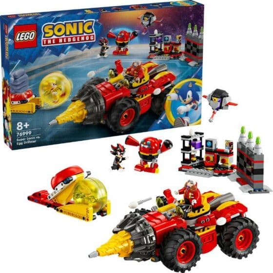 LEGO Sonic the Hedgehog 76999 Super Sonic mot Egg Drillster