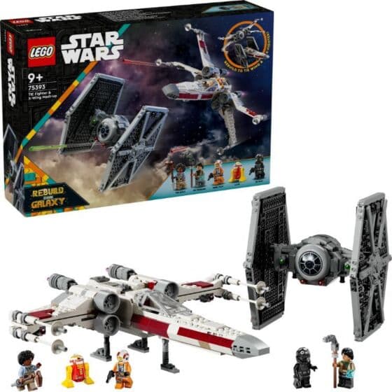 LEGO Star Wars 75393 Kombimodell med TIE Fighter og X-Wing
