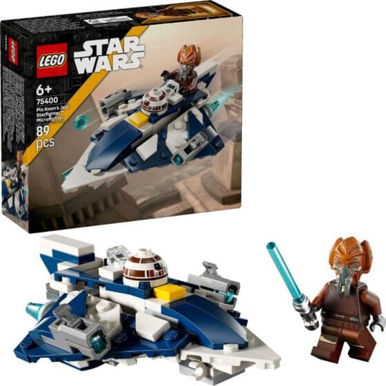 LEGO Star Wars 75400 Plo Koon’s Jedi Starfighter Microfighter