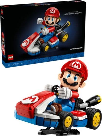 LEGO Super Mario 72037 Mario Kart: Mario og Standard Kart