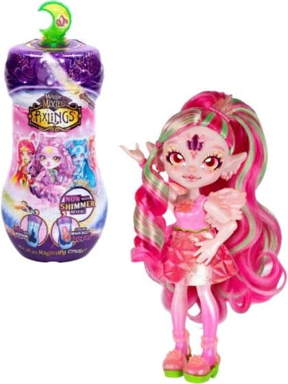 Magic Mixies Shimmerverse Pixlings Faye the Fairy overraskelse dukke