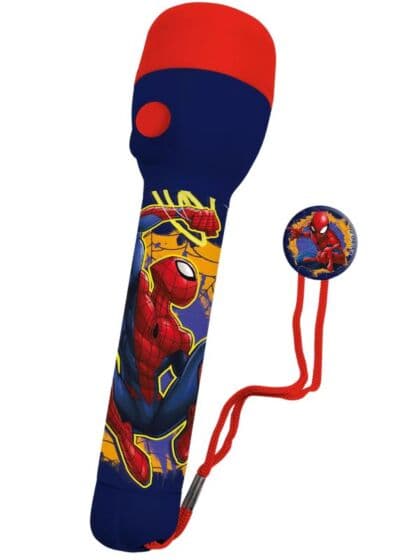 Marvel SpiderMan LED Lommelykt - 16 cm