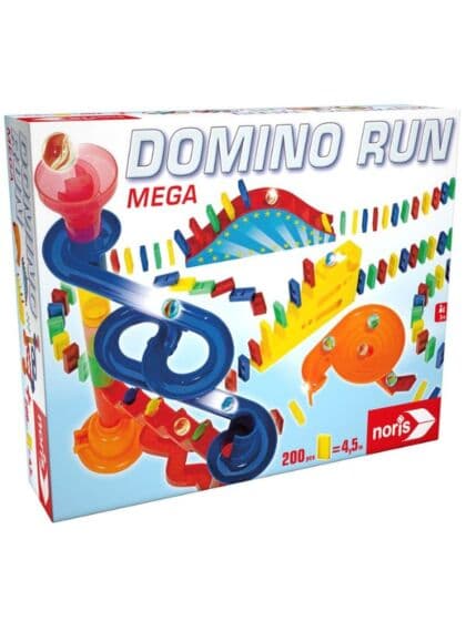 Domino Run Mega kulebane med over 200 deler
