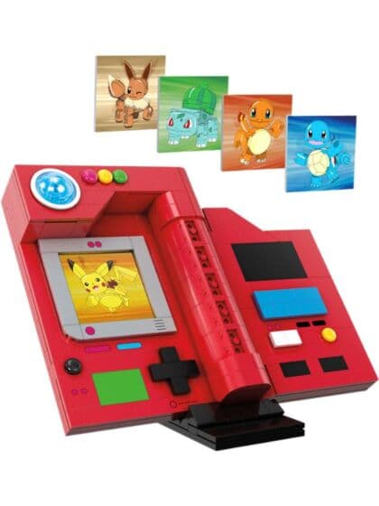 Mega Pokemon Kanto-regionen Pokedex byggesett med 322 klosser