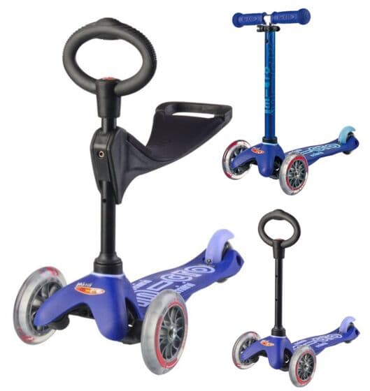 Micro Mini 3-i-1 Deluxe - Blue