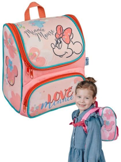 Scooli Minnie Mouse ryggsekk - rosa