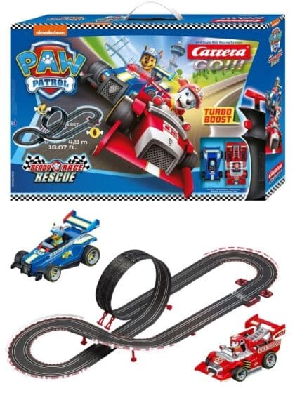 Carrera GO!!! PAW Patrol - Ready Race Rescue bilbane med Chase og Marshall - 4,9 m