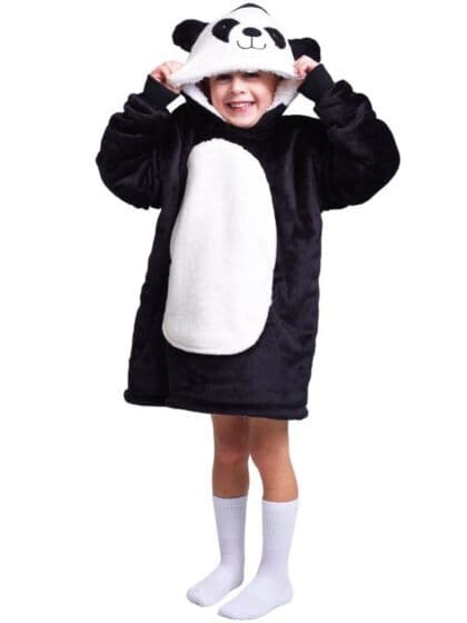 Noxxiez Oversized hoodie til barn 3-6 år - panda