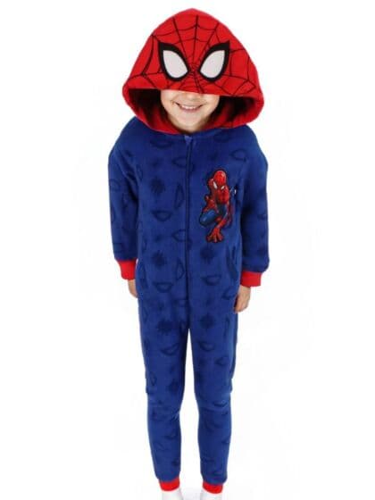 SpiderMan Onesie - kosedrakt for barn 6-8 år - 110-116