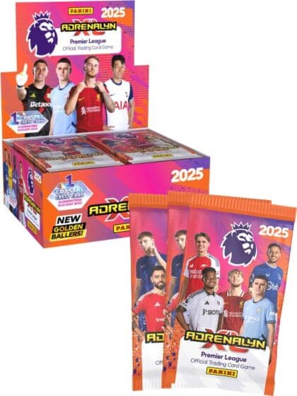 Panini Premier League Andrenalyn XL 24/25 Display - Boosterpakker med fotballkort