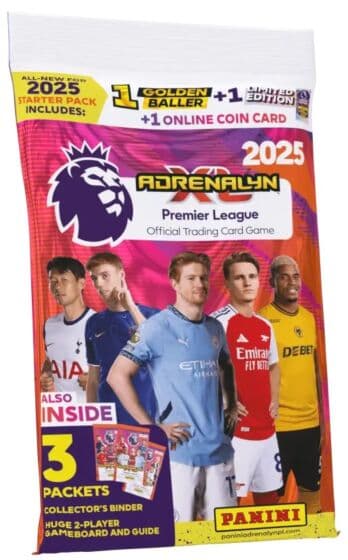 Panini Premier League Adrenalyn XL 24/25 Startpakke med fotballkort og perm