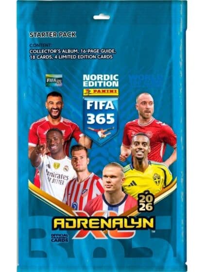 Panini FIFA 365 Adrenalyn XL 2026 startpakke